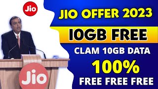 Jio New Offer 2023 : Jio 10GB Free Data Claim in My Jio App || Jio Free Data Offer 2023 screenshot 5