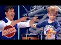 BABY DRUMMER! 2 year old Drummer from Ukraine STEALS the Judges&#39; hearts!