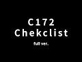 Cessna 172S G1000 Checklist Full Ver