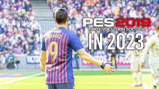 PES 2019 in 2023 Barcelona vs Psg Realistic Gameplay