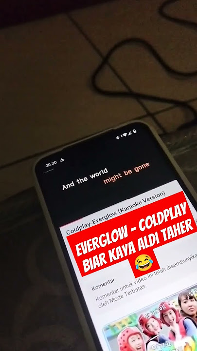 everglow - Coldplay (cover) pengen kaya #alditaher #shorts