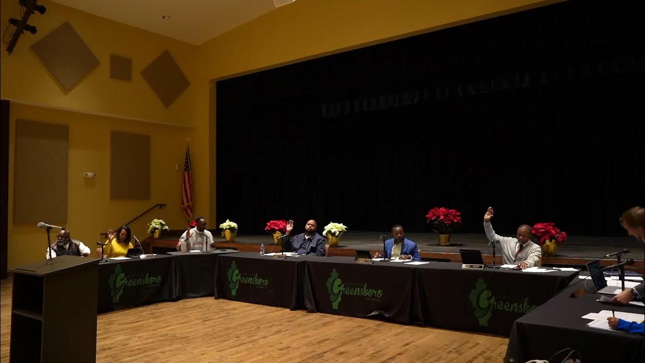 Meeting of the Mayor and City Council, Greensboro, GA December 5, 2022