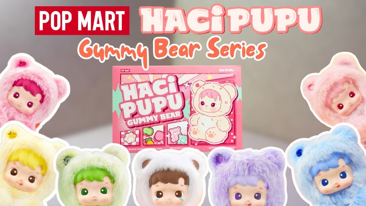 FULL SET OF HACIPUPU GUMMY BEAR SERIES UNBOXING 🧸 | ASMR Cozy