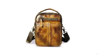 Quality Leather Male Multifunction Fashion Messenger bag screenshot 5