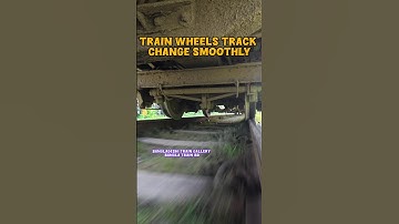Train Wheels Track Change Smoothly. #train #wheels #track #switch #shorts #railtrack #shortsfeed