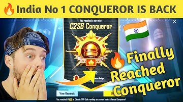 🔥Finally Reached Conqueror in BGMI | Solo Rank Push Tips & Tricks c2s6 (GujjuXpro)