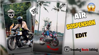 Bike Shock Lowered Video editing Tutorial || Trending bike air suspension Editing Tutorial screenshot 1