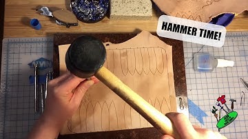Jenn Builds a Leather Travel Backgammon Game