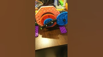 Planetary Transmission made of 3d printing and vex iq parts