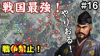 【戦争禁止】武田家包囲網で信玄を討て！ #16【信長の野望 大志 PK】