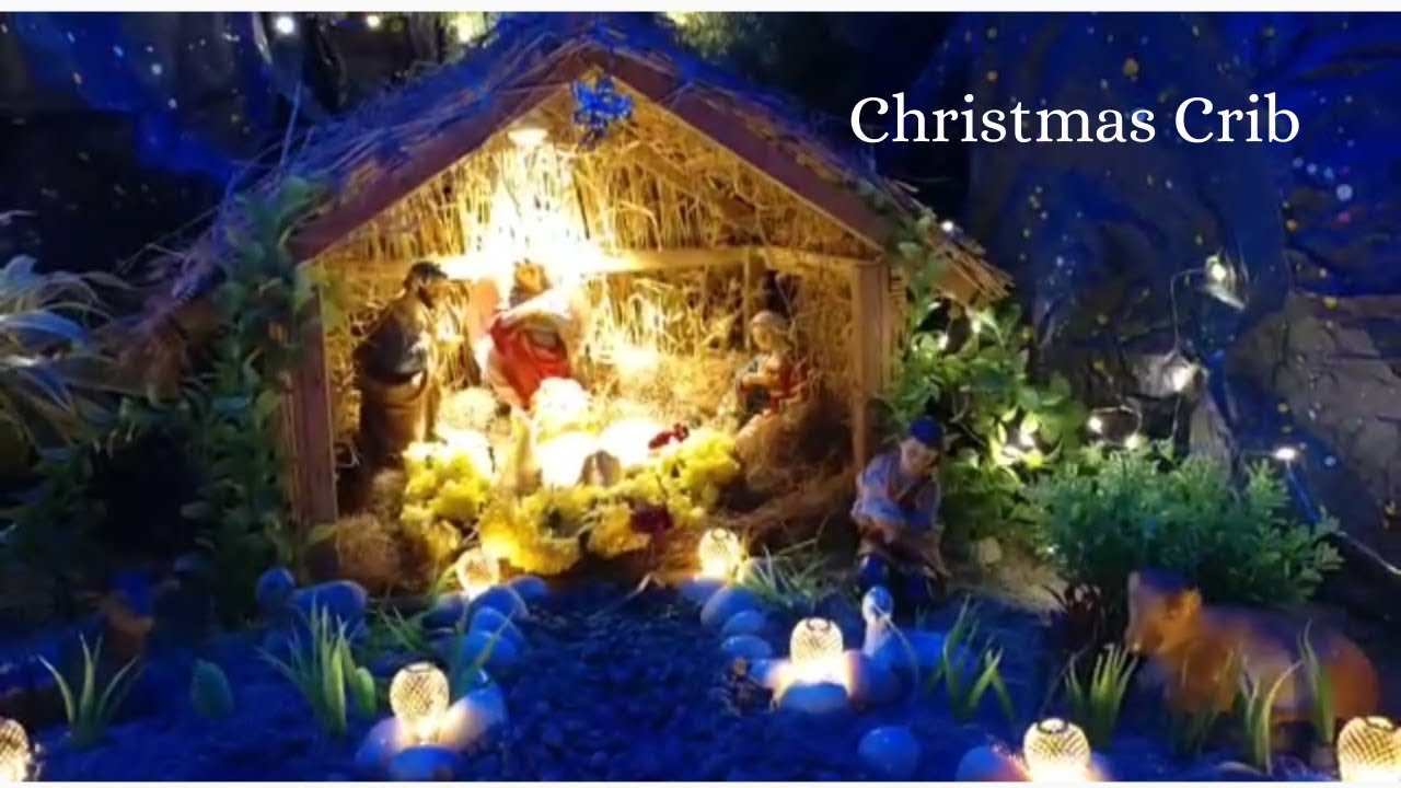 Christmas crib 2022 home made christmas crib/kudil nativity scene