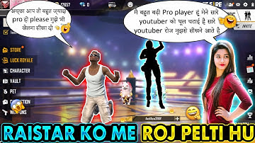 Ye Ladki ki Kitna Fekti Hai || Random Girl Call Me Noob || Noob Prank || Free Fire || GW EMOXTER