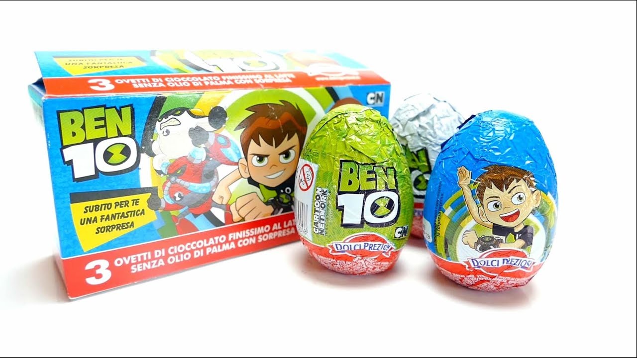 Ben 10 Surprise Egg And Toys - Youtube