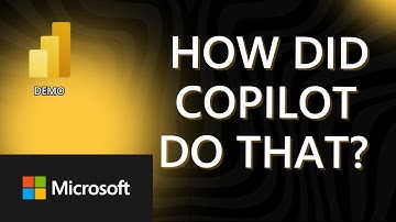 Power BI Demo - How did Copilot do that?