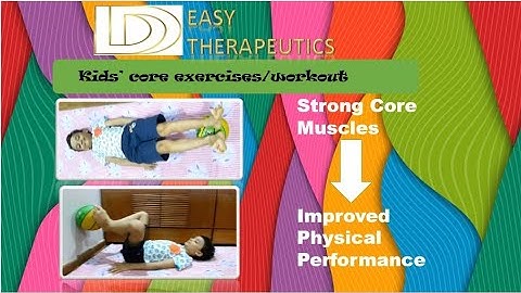Kids Core Workout| Core exercises for Kids| How to do core exercises for your kids development
