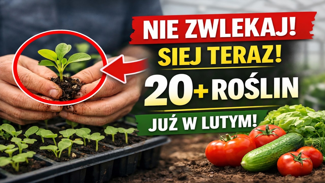 NIE ZWLEKAJ! 20+ Roślin do Wysiewu w Lutym, Aby Zebrać Plony Wcześniej Niż Wszyscy Inni