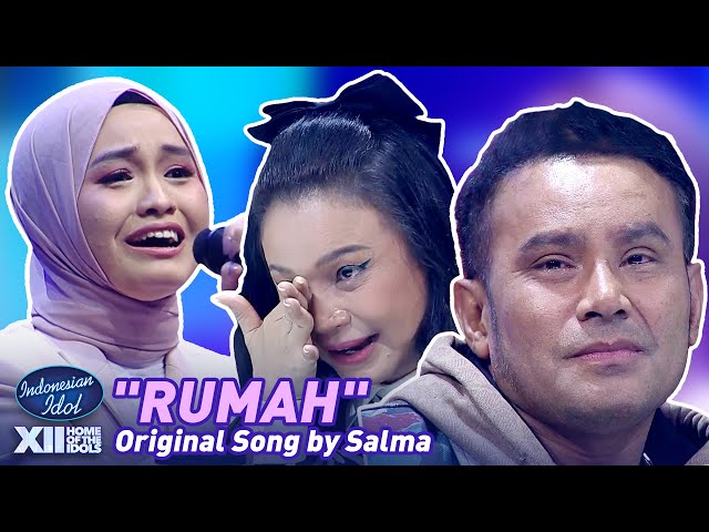Menyentuh! RUMAH Lagu Ciptaan Salma Berhasil Membuat Semua Judges Menangis - Indonesian Idol 2023 class=