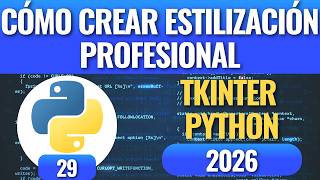 How to create professional styling with Tkinter and Python