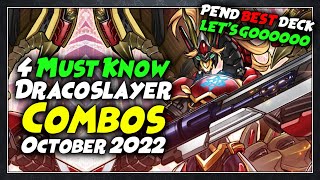 4 Must Know Dracoslayer Combo Tutorial | POST DARKWING BLAST | October 2022 | Yu-Gi-Oh!