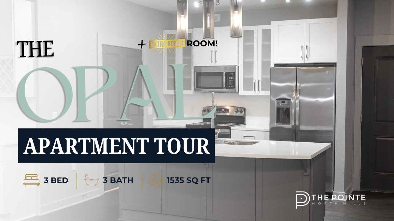 3 Bed 3 Bath Opal Floor Plan | The Pointe North Hills | The Pointe North Hills