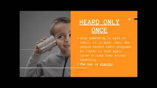 COMM122 - Principles in Writing for radio Lecture recording