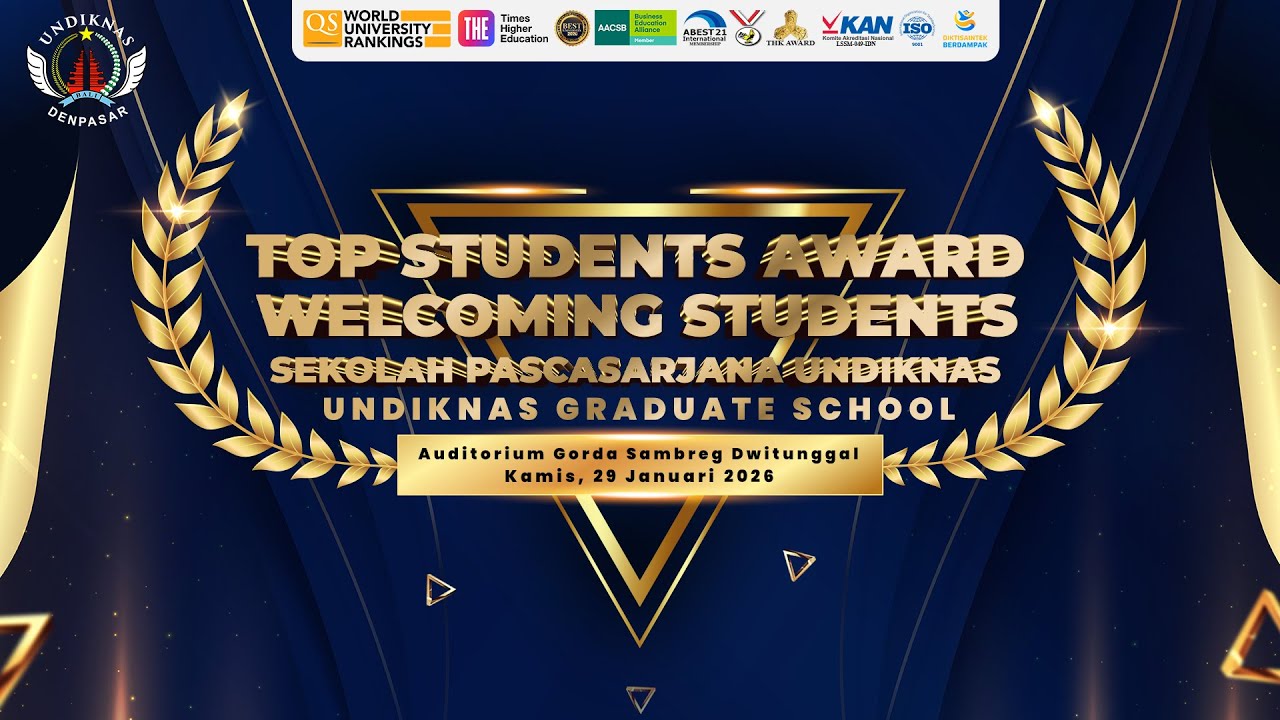 TOP STUDENTS AWARD AND WELCOMING STUDENTS SEKOLAH PASCASARJANA UNDIKNAS
