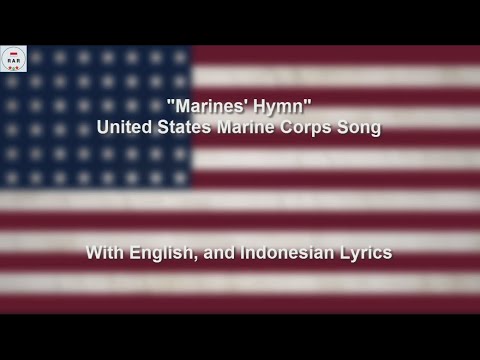 Marines' Hymn - United States Marine Song - WIth Lyrics