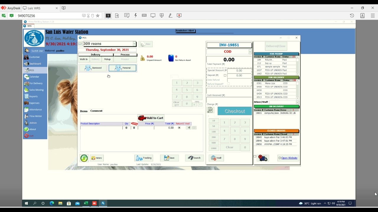 Best Water Refilling Station POS😘 YouTube