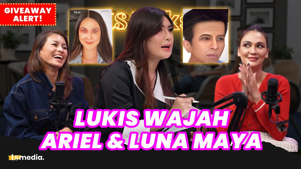 Lukis Wajah Ariel Noah, Sandiaga Uno & Luna Maya, Angela Lee Banjir Pujian | TS Talks Eps.106 |1
