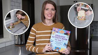 Easy Geology Science Experiments for Kids -- Rock cycle, fossils, and erosion!