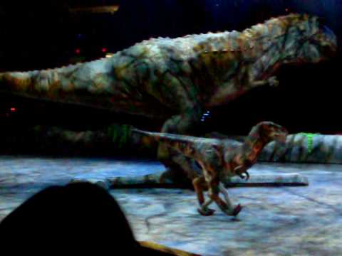 Walking with dinosaurs - T-rex baby and mom - nuzzling - pittsburgh ...