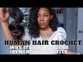 WHY ISN'T THERE MORE HUMAN HAIR CROCHET OPTIONS + PROS TO SYNTHETIC CROCHET HAIR?!| LIA LAVON