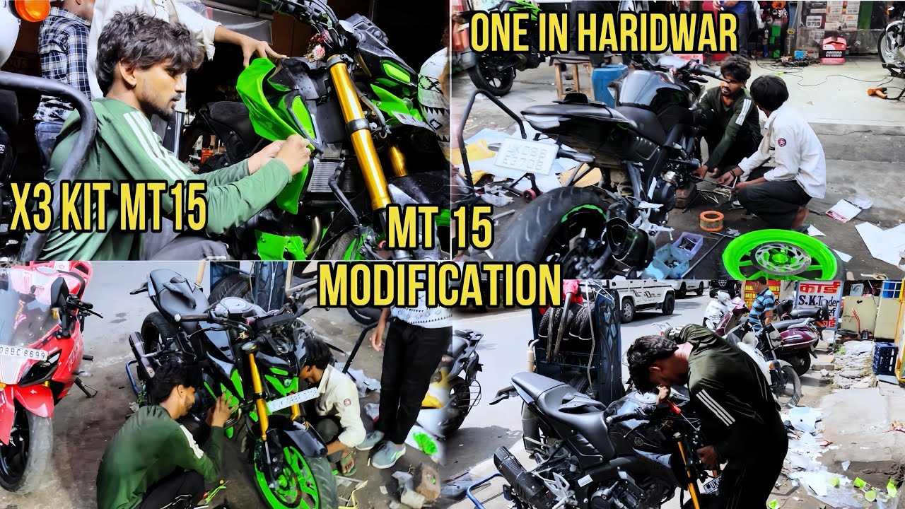 MT15 FULL MODIFICATION 🚀 | ONE IN HARIDWAR 😱 | X3 KIT MT15 🔥 #vlogs #mt15love #motovlog #subscribe