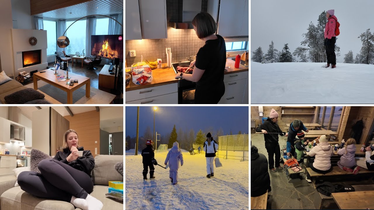 RUKAN LOMAN EKA PÄIVÄ 😍❄️ Paljon kivaa mahtuu yhteen päivään ❤️