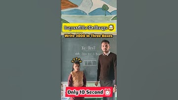 “Try This! Write 3000 Using 3 Boxes Only 🧠🔥” #iqtest #brainchallenge #shortsvideo