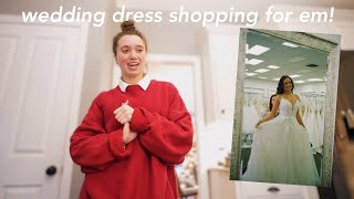 i'm gonna be a bridesmaid? + wedding dress shopping! by Hannah Meloche Vlogs 179,815 views 2 years ago 6 minutes, 44 seconds