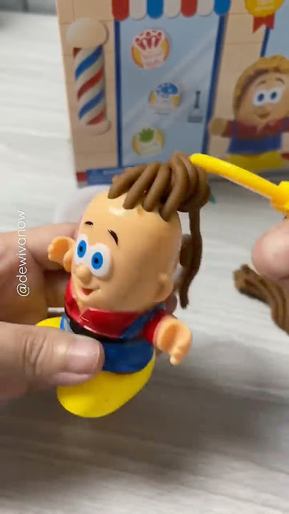 Main salon salonan #creativedough #plastisin #malam #dewivanow #unboxing #playdough #fundough #clay