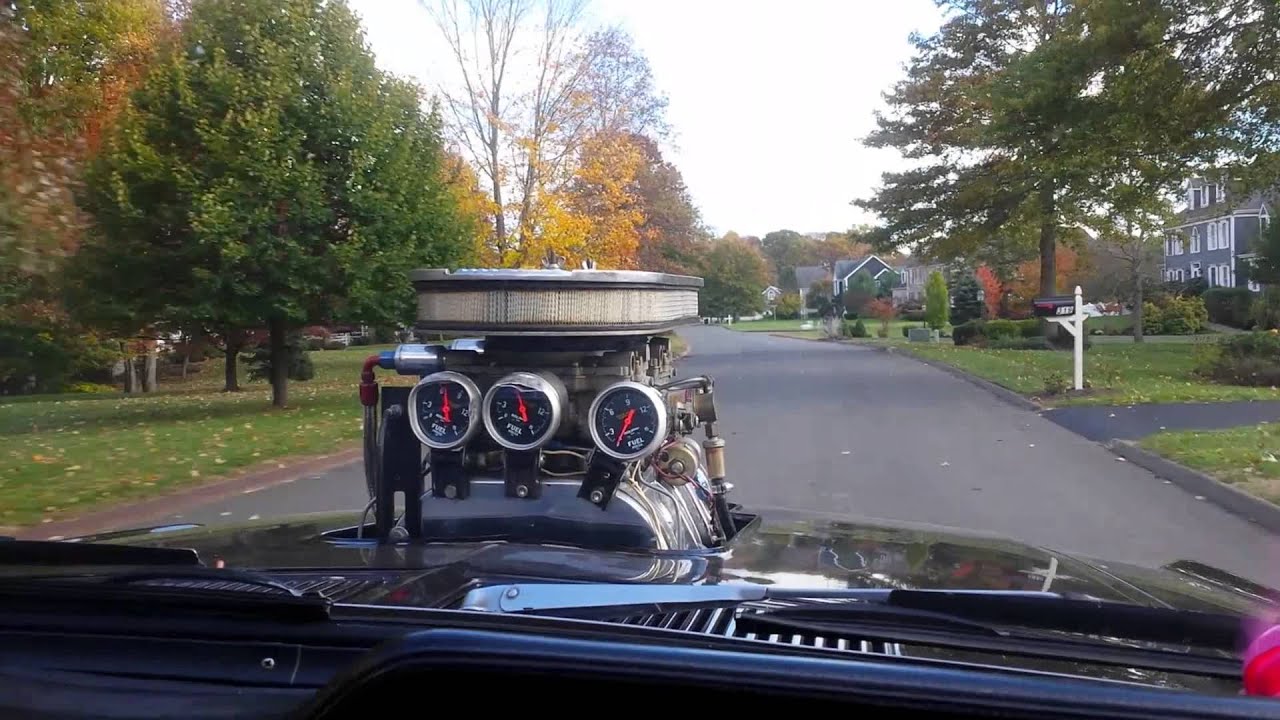 Smallblock Ford with Dyers Blower Short Ride YouTube