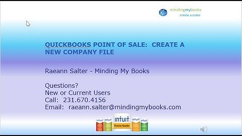QuickBooks Point of Sale Tutorial: Step-by-Step Guide to Creating Your New Company File