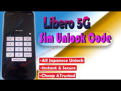 ZTE A003ZT Libero 5G Network Unlock Code || Japan Softbank Unlock