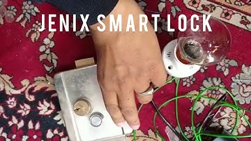 Jenix Smart Lock Operation by Mobile App Unlock Door Lock by Mobile app from any where
