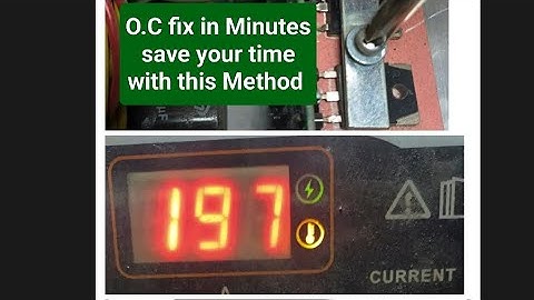 Inverter Welding machine temperature 🌡️ light or o.c Fix in minutes