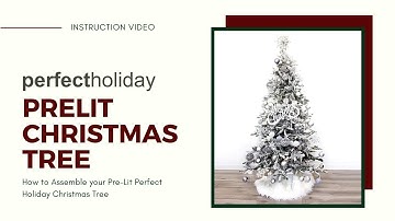 How to Set Up your Pre-lit Christmas Tree - Perfect Holiday