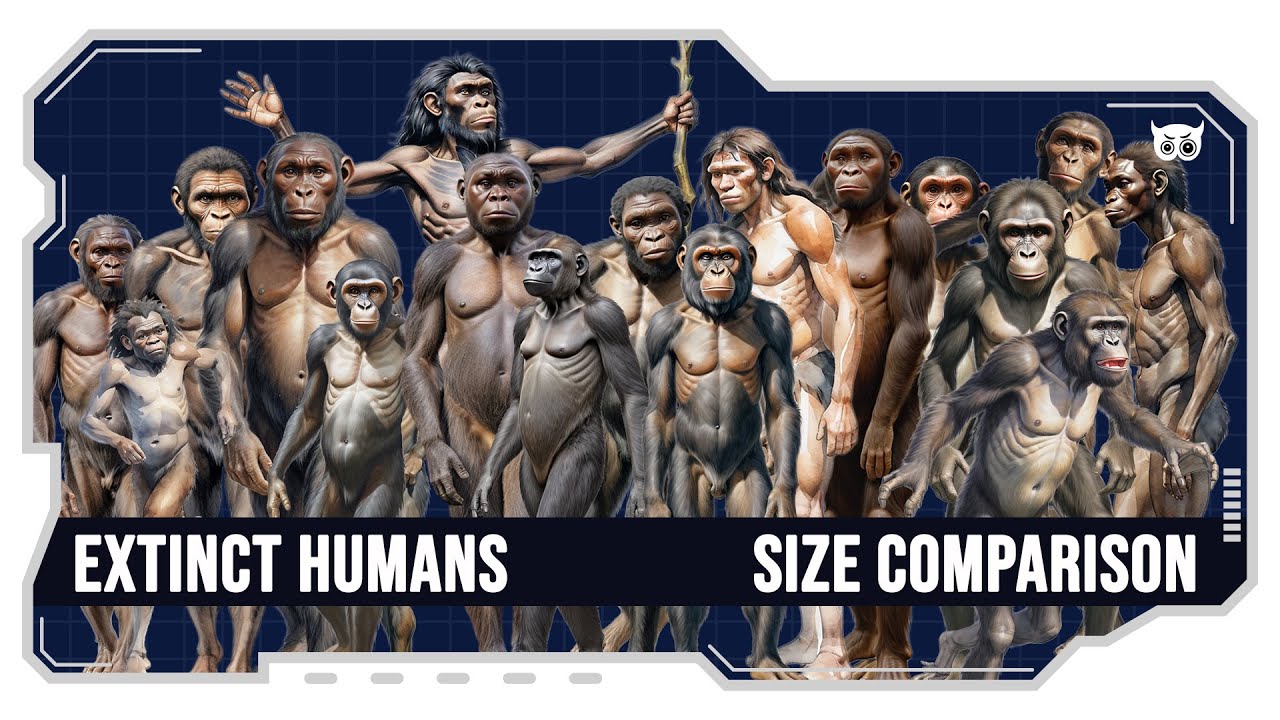 Size Comparison: Extinct Humans - YouTube