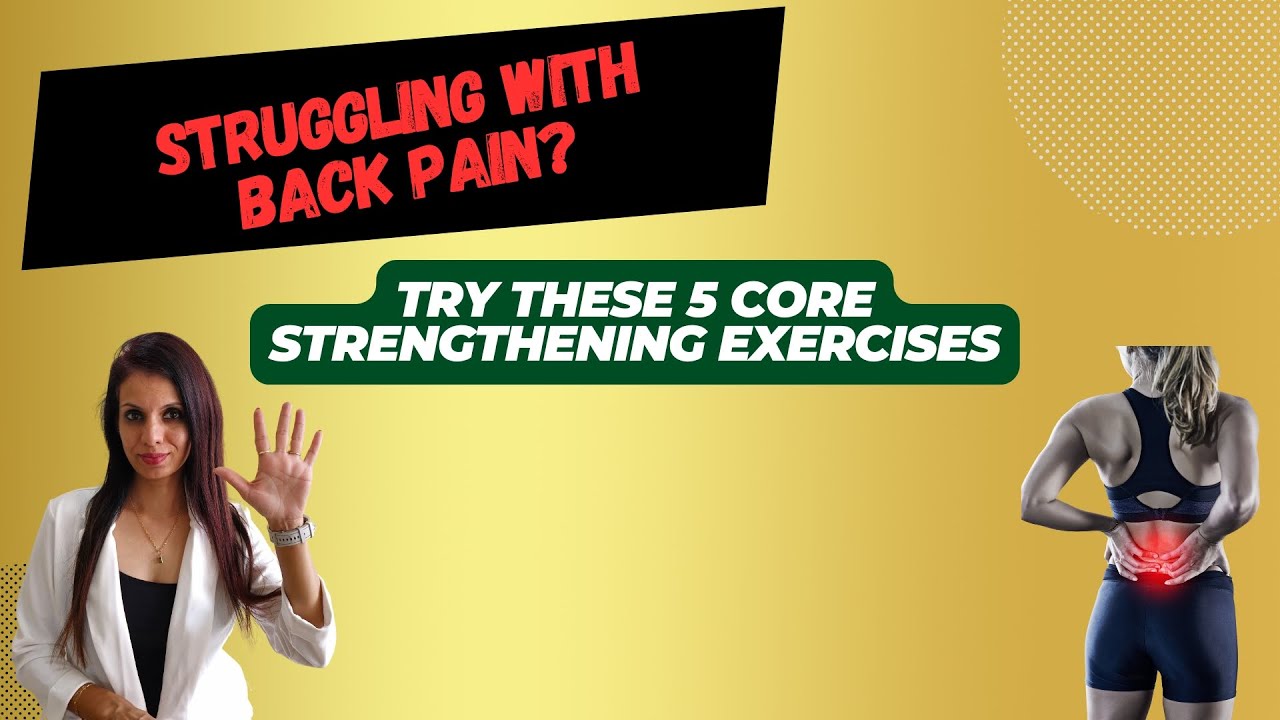 Top 5 Core Exercises for a Stronger Back and Pain Relief (Beginner ...