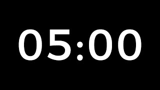 Montserrat Regular 5 Min DIY Countdown - Transparent Background - FREE DOWNLOAD @ChurchCountdowns