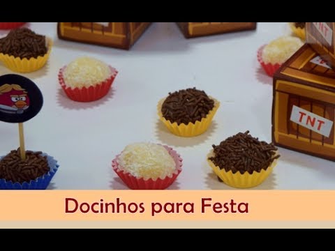 DOCINHOS PARA FESTA - COMO FAZER BEIJINHO E BRIGADEIRO