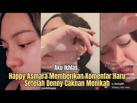 Happy Asmara Memberikan Komentar Haru Setelah Denny Caknan Menikah