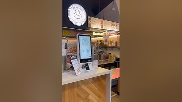 Large Screen Square Kiosk at Food Hall #squarekiosk #selfservicekiosk #square #kiosk #gamsaio