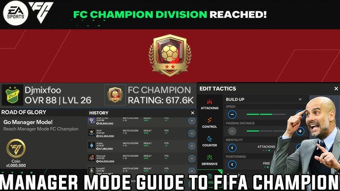 Melhor tática modo manager FIFA MOBILE 23 #rcbplayer #fifamobile23 #fi